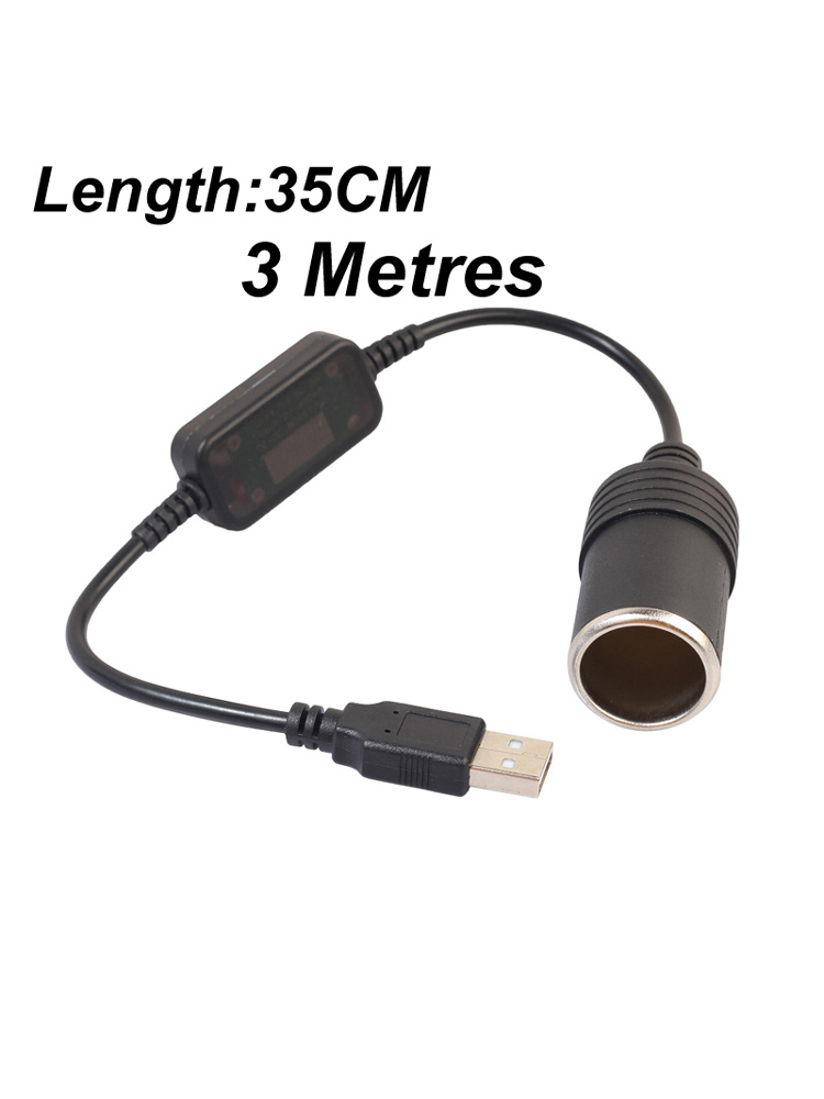 NEW 5V 2A USB To 12V Cigarette - Accessories For Vaping 评论和价格